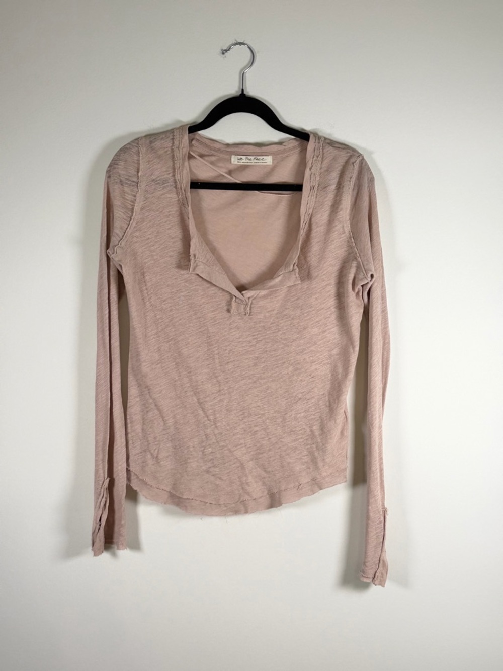 We The Free Blush Long-Sleeve V-Neck Top